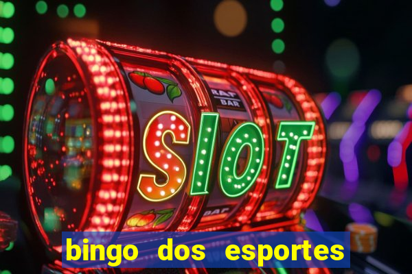 bingo dos esportes para imprimir